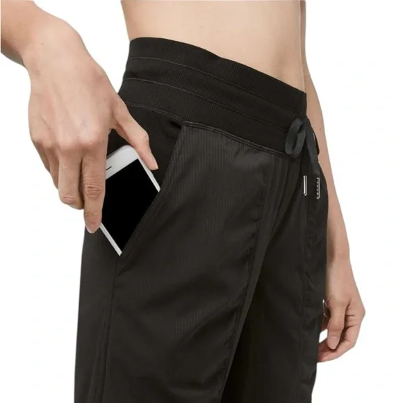 LULULEMON Black Dance Studio 29" Jogger Pants Size 2 - Picture 3 of 13